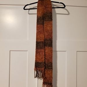 Hand knit scarf